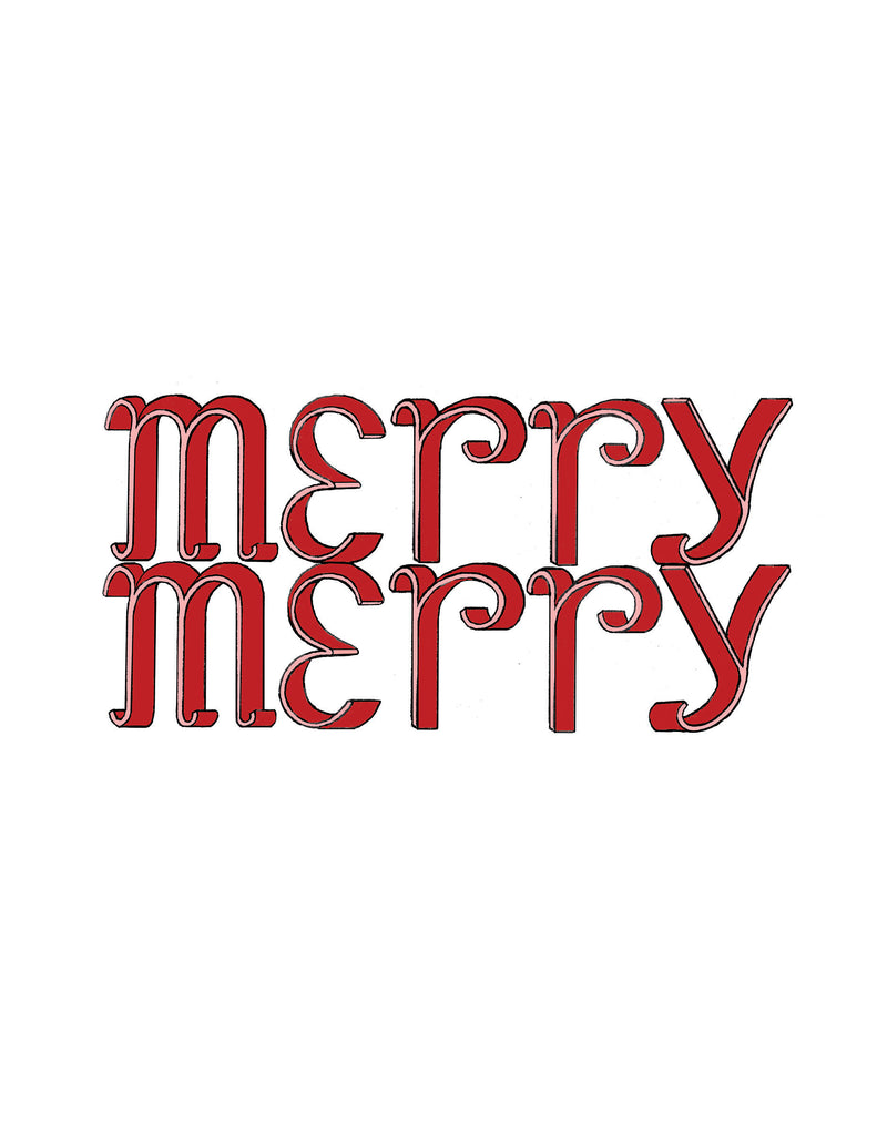mini card - merry merry