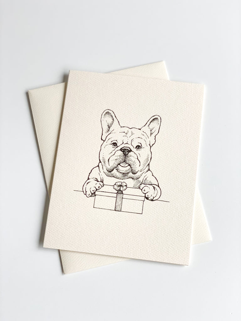 French Bulldog Loot - Birthday Card