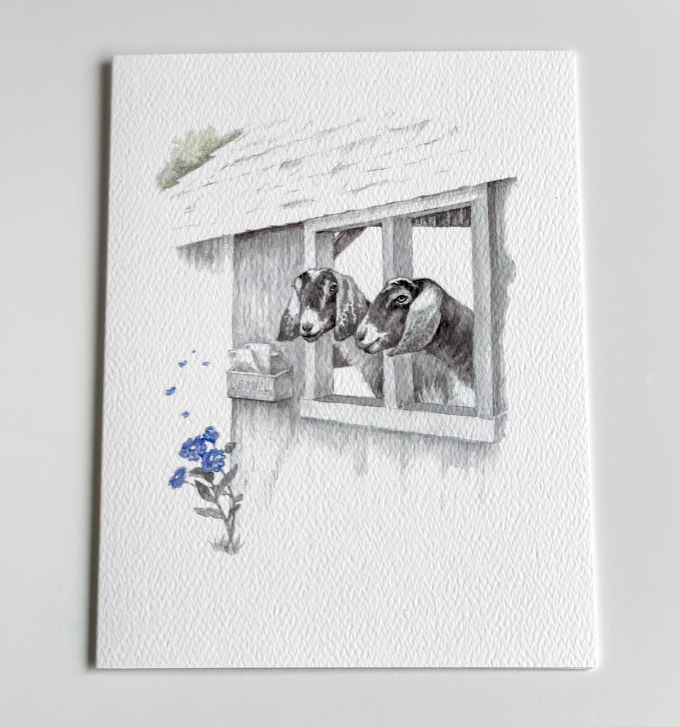 Goat House - Friendship Card