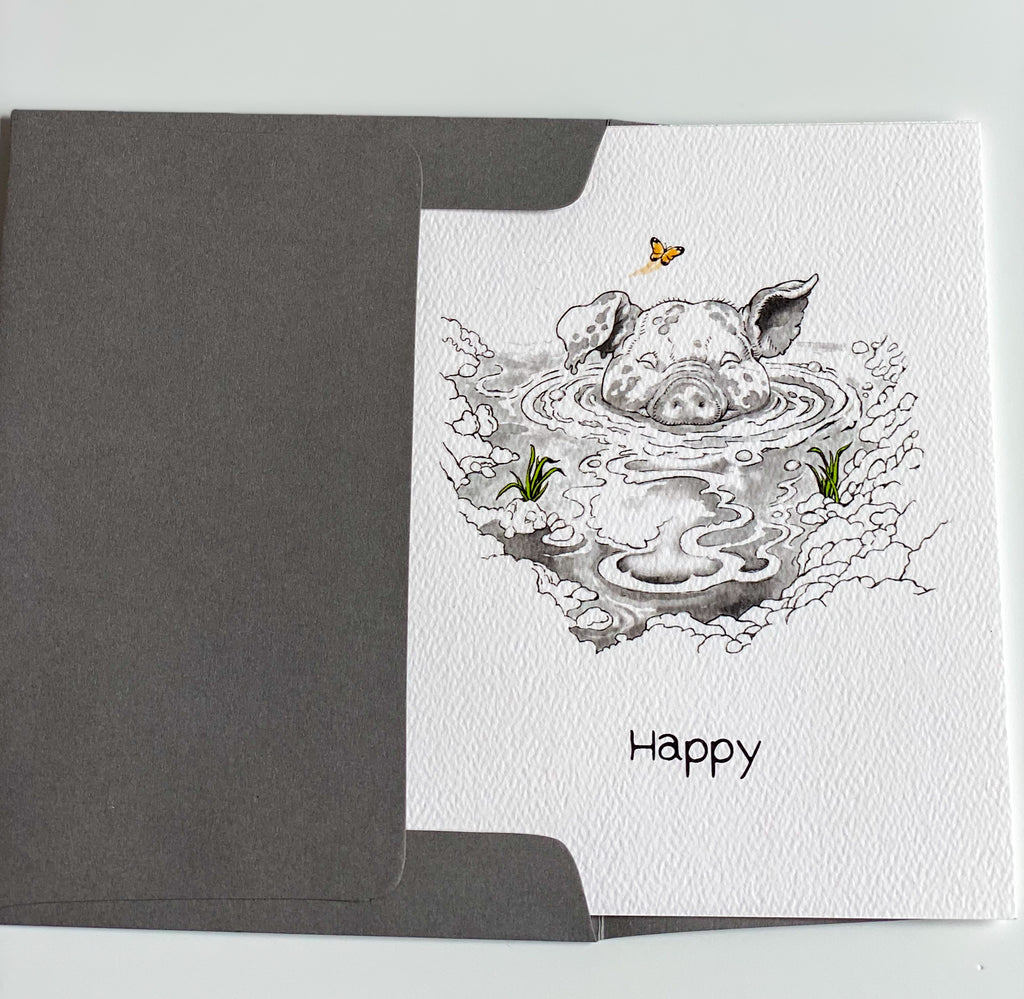 Happy for You Pig - Special Occasions Card