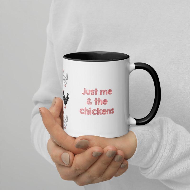 Just Me + the Chickens - Mug