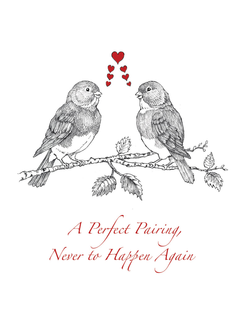 Lovebirds - Valentines Card