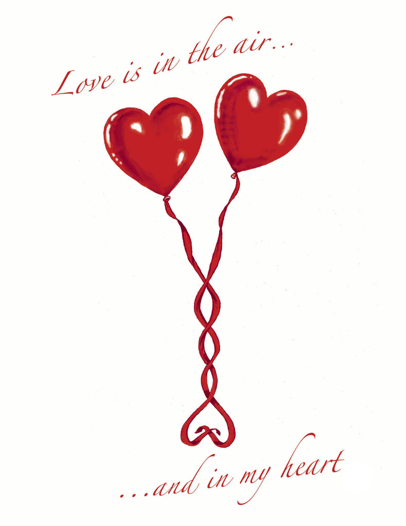 Entwined Hearts - love card
