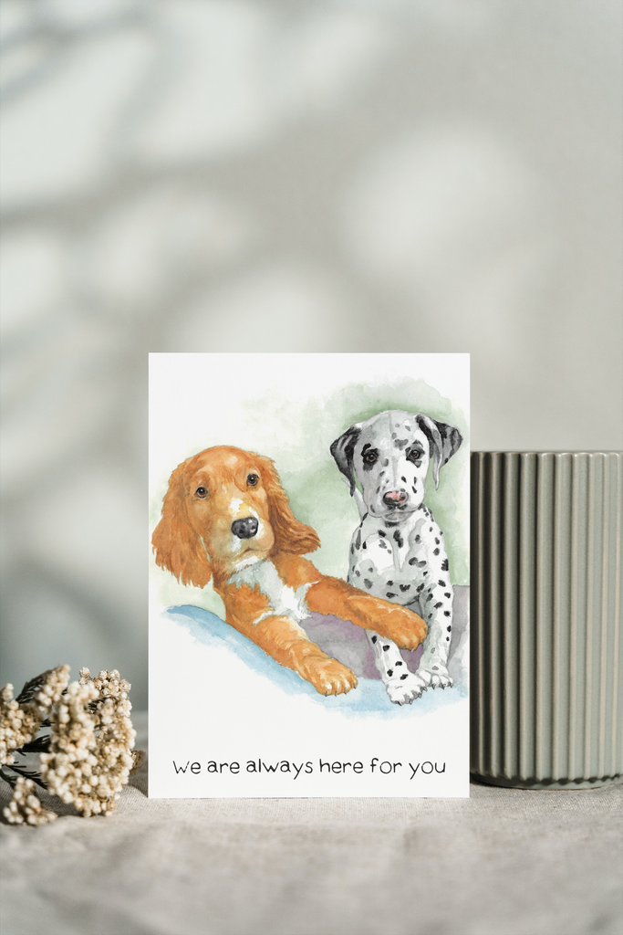 Supportive Dog - Friendship Card