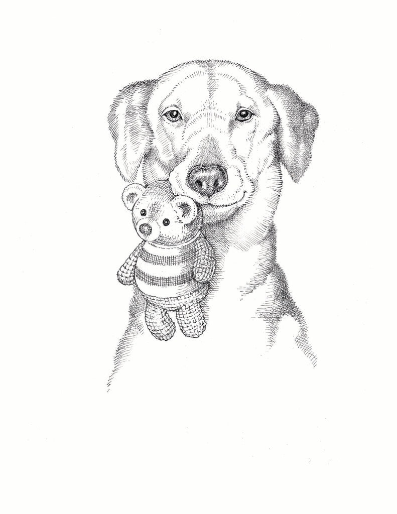 Empathetic Dog - love + friendship card