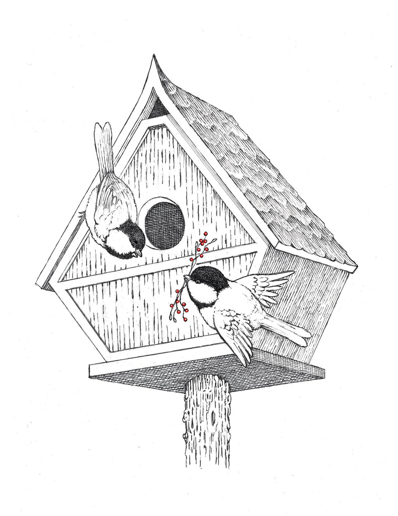 Chickadee House - holiday cards