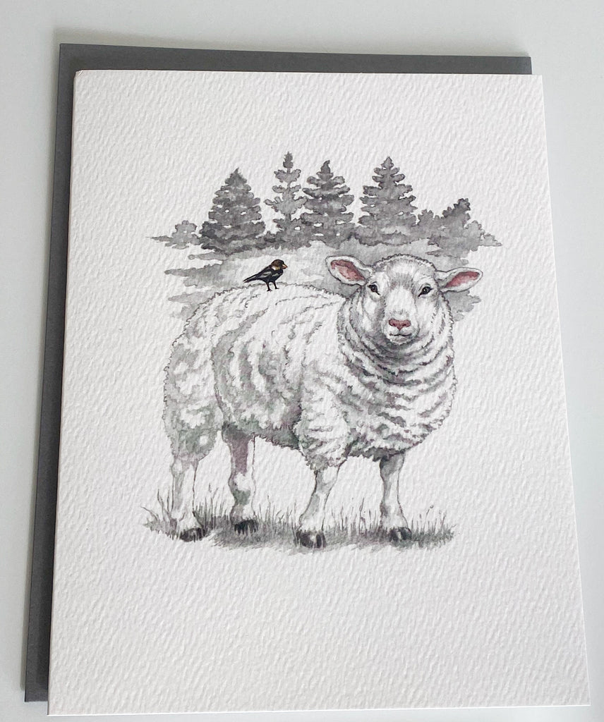 Farm Friends Sheep - Friendship Card