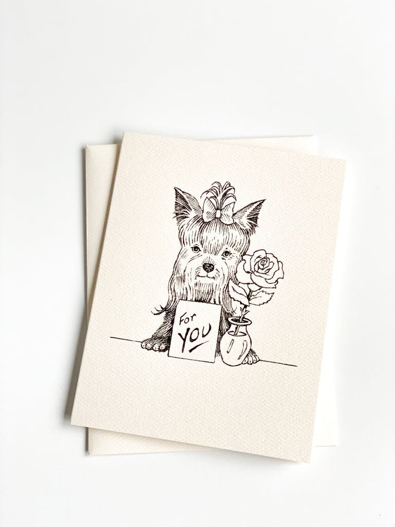 Yorkie Dog - Everyday Card