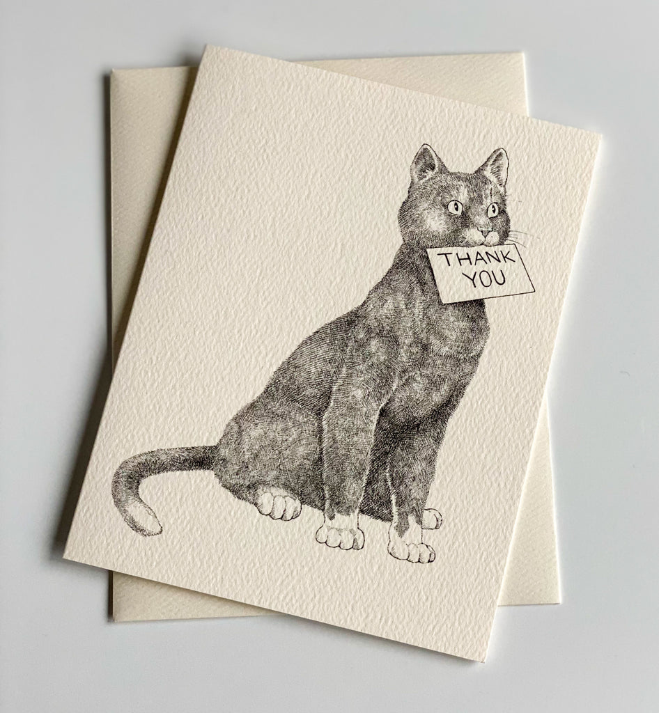 Cat Thanks - Thank You card