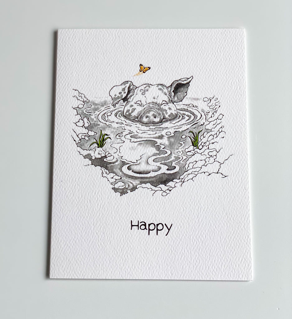 Happy for You Pig - Special Occasions Card
