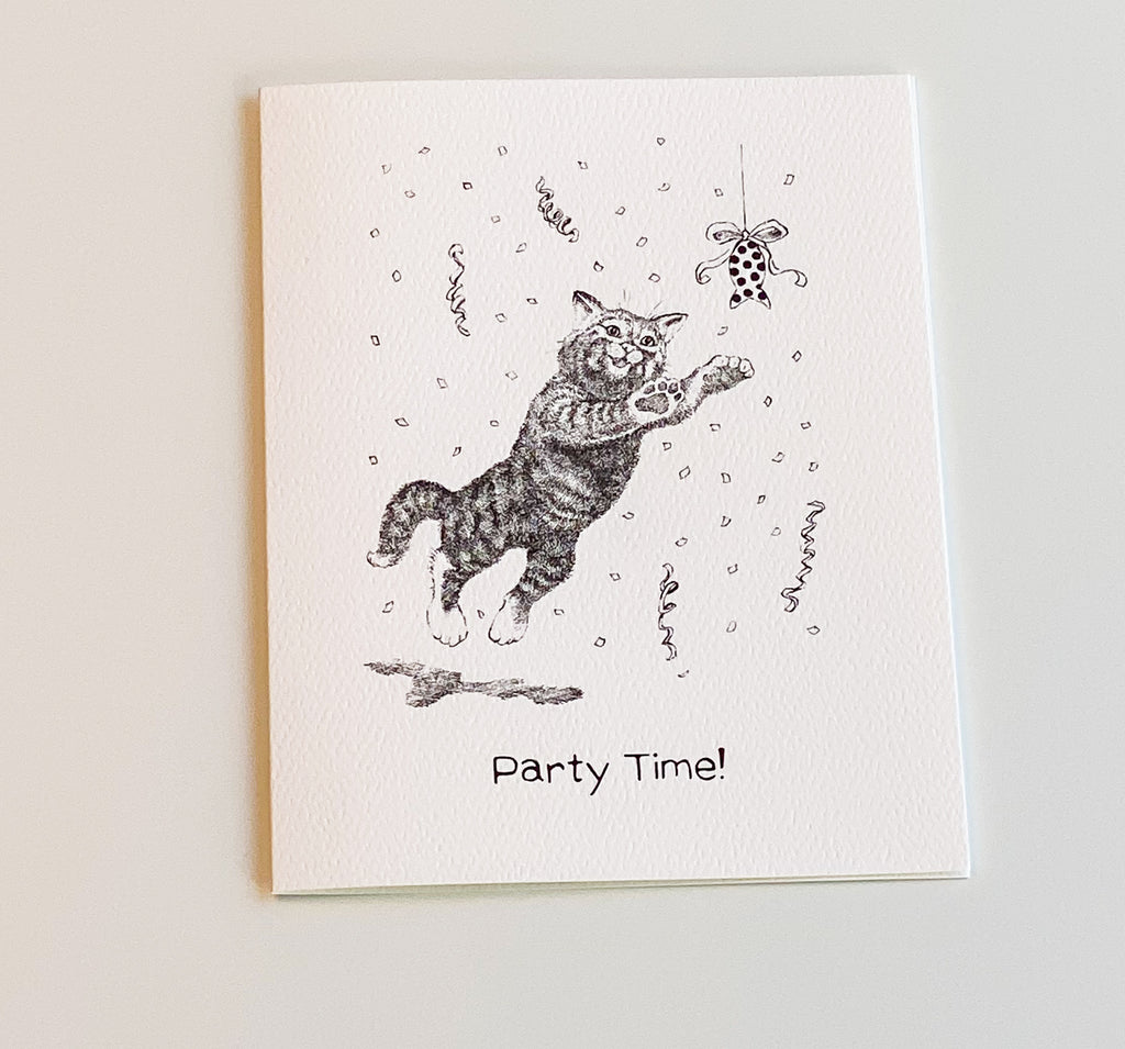 Party Cat - Birthday Card