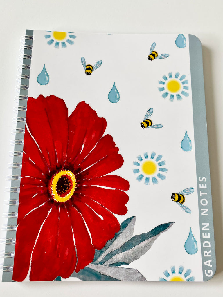Spiral Notebook - Zinnia + the Bees