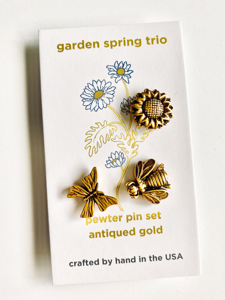 Lapel Pin Set - spring trio