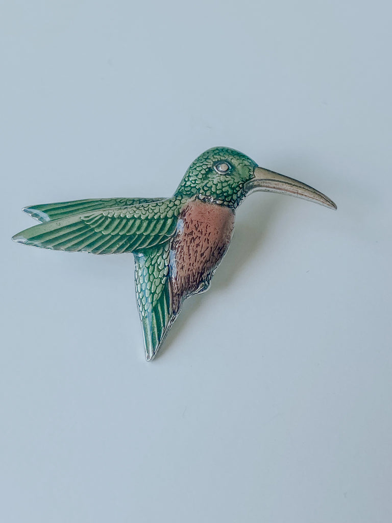 Brooch - Hummingbird