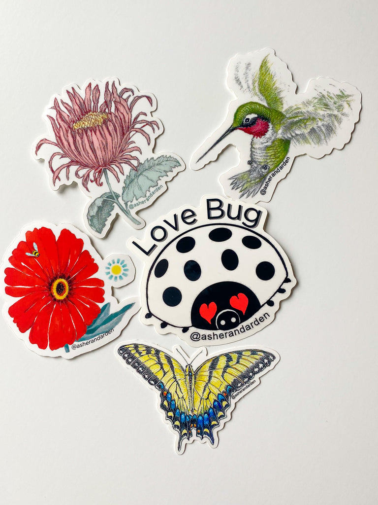 Garden Vinyl Sticker - Butterfly Beauty