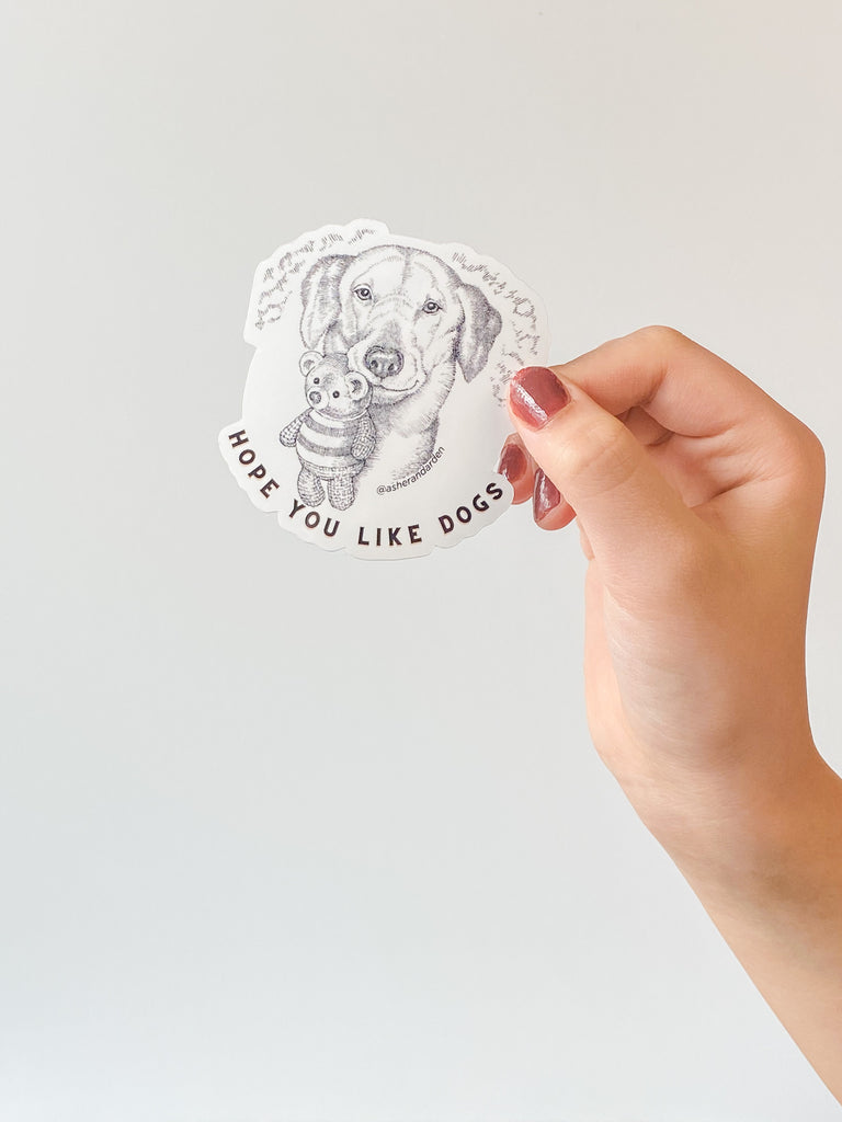 Dog Vinyl Sticker - Dog Love