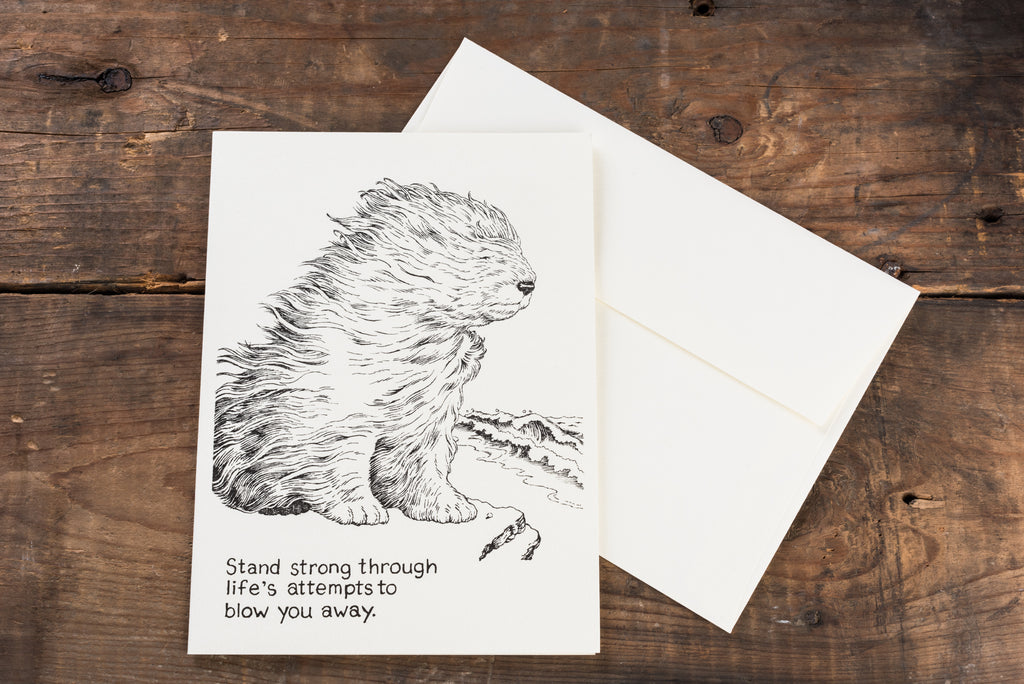 Sheep Dog Strong - Encouragement Card