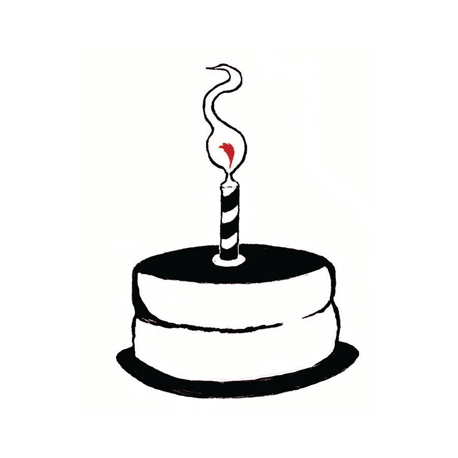 mini card - birthday cake