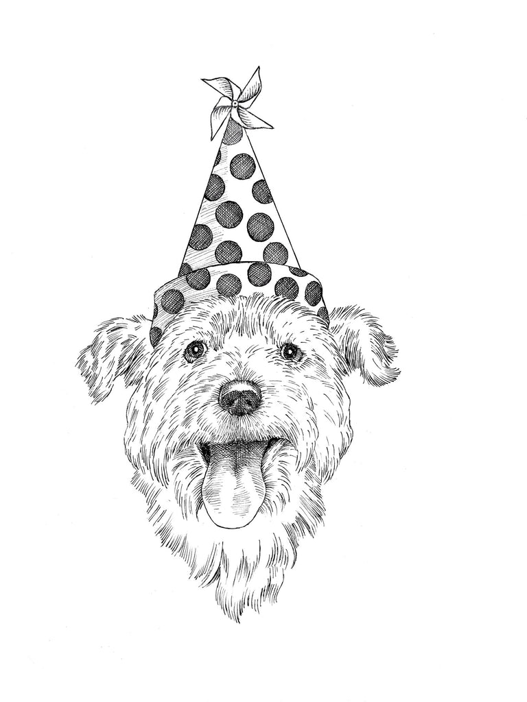 party hat - birthday card